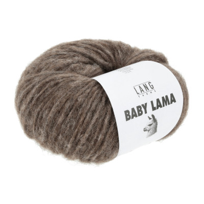 Baby Lama 96 - hnědá příze LANG YARNS