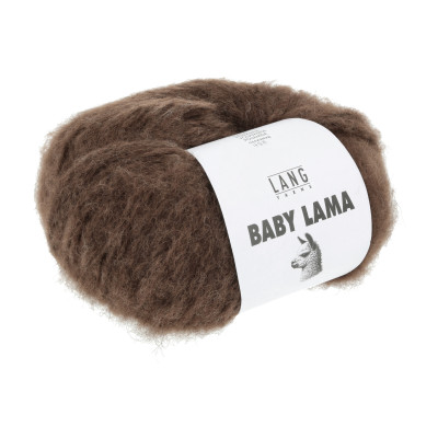 Baby Lama 168 - hnědá příze LANG YARNS