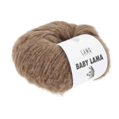 Baby Lama 196 - hnědá příze LANG YARNS