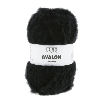 Avalon 4 - černá příze LANG YARNS