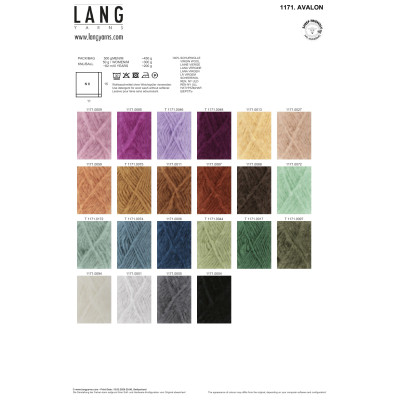 Avalon 11 - hnědá příze LANG YARNS