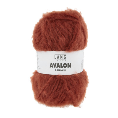 Avalon 87 - oranžová příze LANG YARNS