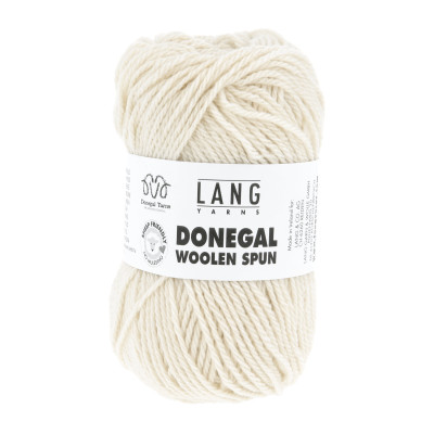Donegal Woolen Spun 1 - bílá příze LANG YARNS