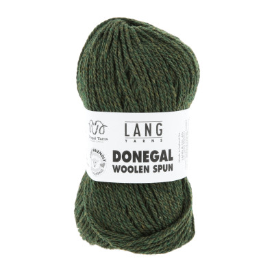 Donegal Woolen Spun 17 - zelená příze LANG YARNS