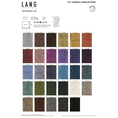 Donegal Woolen Spun 59 - oranžová příze LANG YARNS