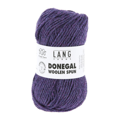 Donegal Woolen Spun 90 - fialová příze LANG YARNS