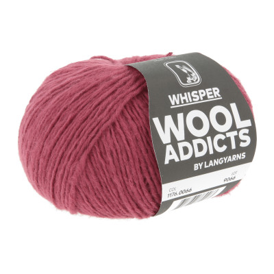 Whisper 66 - červená příze LANG YARNS