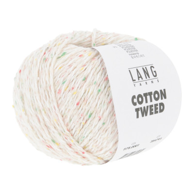 Cotton Tweed 1 - bílá příze LANG YARNS