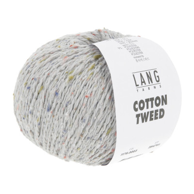Cotton Tweed 3 - šedá příze LANG YARNS
