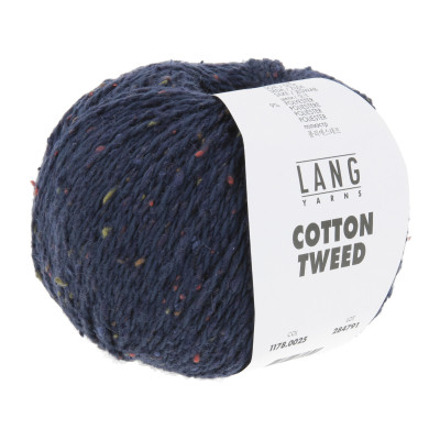Cotton Tweed 25 - modrá příze LANG YARNS