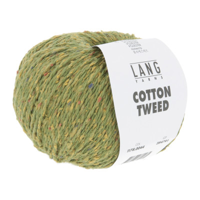 Cotton Tweed 44 - zelená příze LANG YARNS