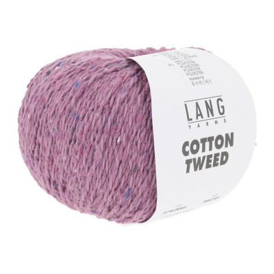 Cotton Tweed 45 - fialová příze LANG YARNS