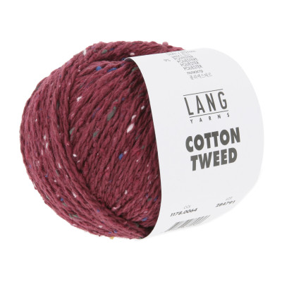 Cotton Tweed 64 - vínová příze LANG YARNS