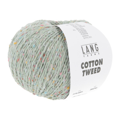 Cotton Tweed 91 - zelená příze LANG YARNS
