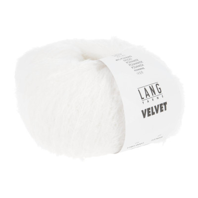Velvet 1 - bílá příze LANG YARNS