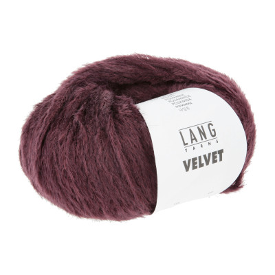 Velvet 62 - vínová příze LANG YARNS