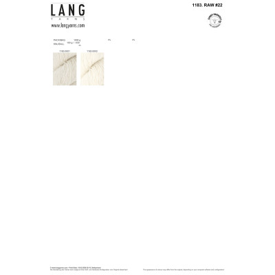 Raw  22 2 - ostatní příze LANG YARNS