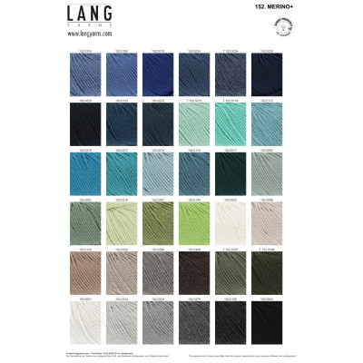 Merino+ 21 - modrá příze LANG YARNS