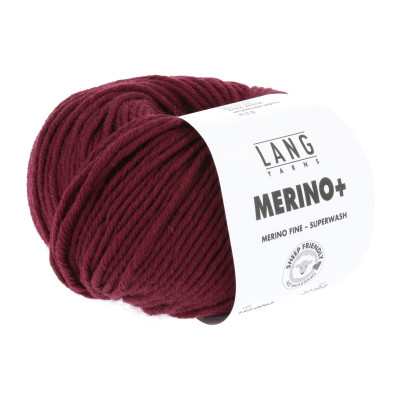 Merino+ 63 - červená příze LANG YARNS