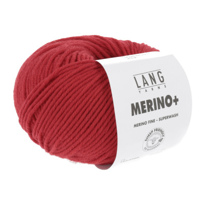 Merino+ 160 - červená příze LANG YARNS