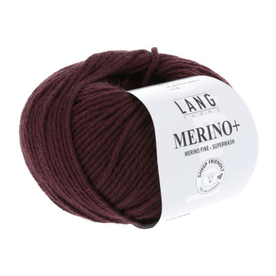 Merino+ 164 - vínová příze LANG YARNS
