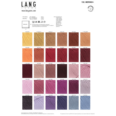 Merino+ 219 - růžová příze LANG YARNS