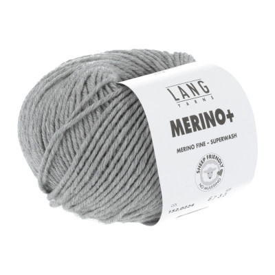 Merino+ 224 - šedá příze LANG YARNS
