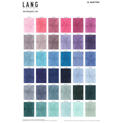 Quattro 15 - oranžová příze LANG YARNS