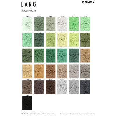 Quattro 18 - zelená příze LANG YARNS