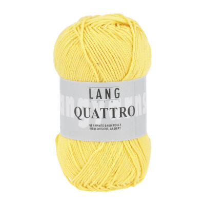 Quattro 49 - žlutá příze LANG YARNS