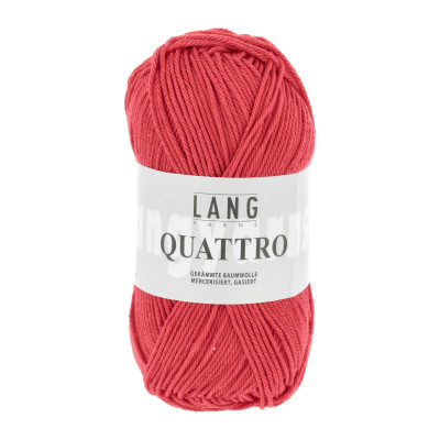 Quattro 61 - červená příze LANG YARNS