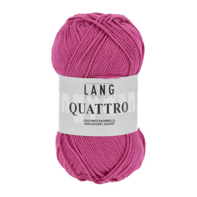 Quattro 64 - růžová příze LANG YARNS