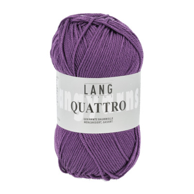 Quattro 80 - fialová příze LANG YARNS