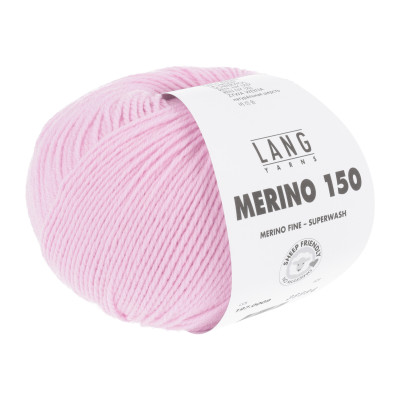 Merino 150 9 - růžová příze LANG YARNS