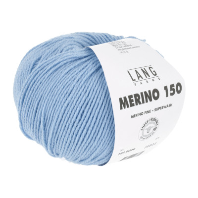 Merino 150 20 - modrá příze LANG YARNS