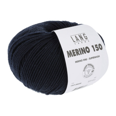 Merino 150 25 - modrá příze LANG YARNS