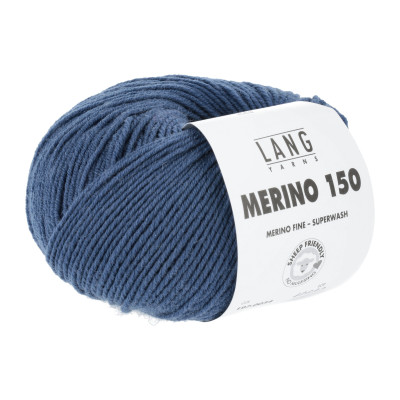 Merino 150 34 - modrá příze LANG YARNS