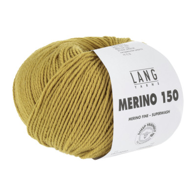 Merino 150 50 - žlutá příze LANG YARNS
