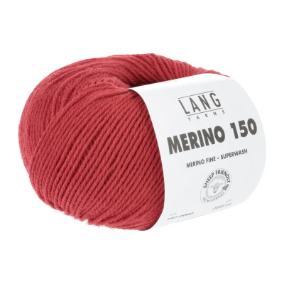 Merino 150 60 - červená příze LANG YARNS