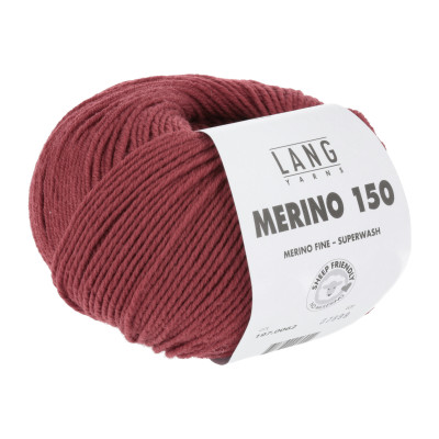 Merino 150 62 - vínová příze LANG YARNS