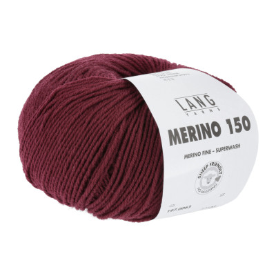 Merino 150 63 - červená příze LANG YARNS