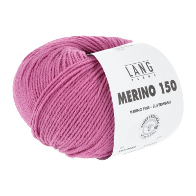 Merino 150 85 - růžová příze LANG YARNS