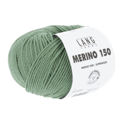 Merino 150 91 - zelená příze LANG YARNS