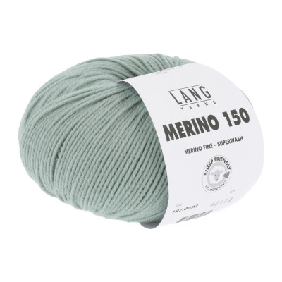 Merino 150 92 - zelená příze LANG YARNS