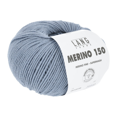 Merino 150 134 - modrá příze LANG YARNS