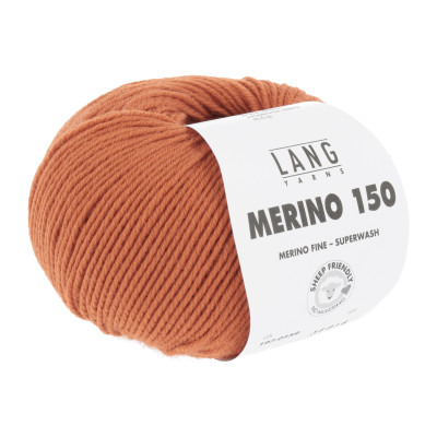 Merino 150 159 - oranžová příze LANG YARNS