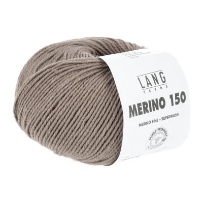 Merino 150 196 - hnědá příze LANG YARNS