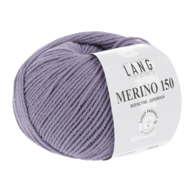 Merino 150 207 - fialová příze LANG YARNS