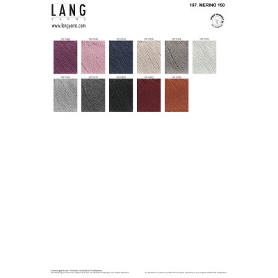 Merino 150 207 - fialová příze LANG YARNS