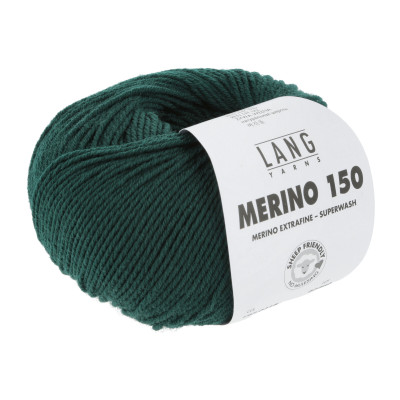Merino 150 218 - zelená příze LANG YARNS